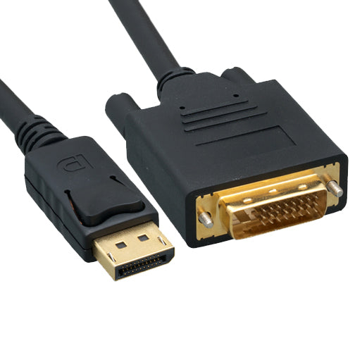 Кабель DisplayPort-DVI, 2 м, золотой — Sbox DP-DVI-2