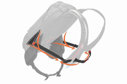 Hydration backpack 12L with CE protection Thule 3800 Rail Pro