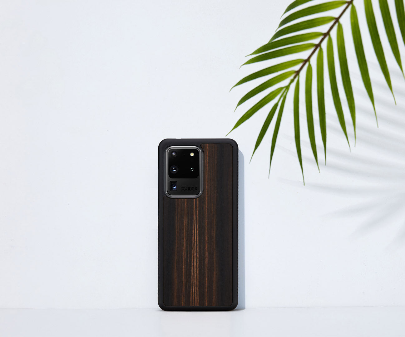 Деревянный чехол Galaxy S20 Ultra, MAN&amp;WOOD, черный