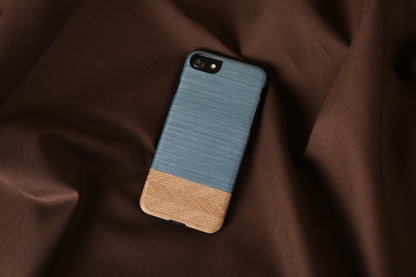 iPhone 7/8/SE cover, wooden and polycarbonate, MAN&amp;WOOD