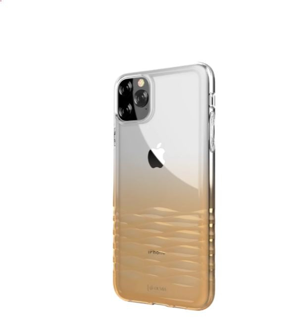 iPhone 11 Pro double-layer protective cover Devia Ocean gold tone