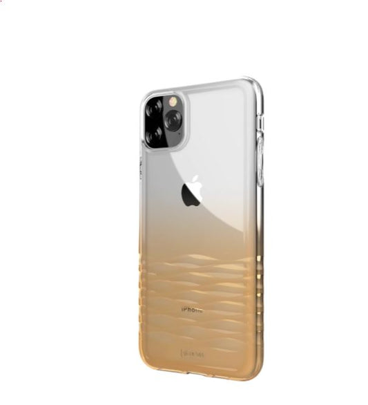 Двухслойный защитный чехол для iPhone 11 Pro Devia Ocean золотистого оттенка