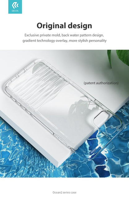 iPhone 11 Pro Max caurspīdīgs TPU maciņš - Devia Ocean2