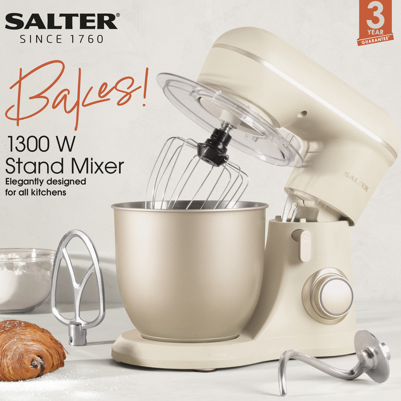 Bakes stacionārais mikseris Salter EK5511SBOVDE