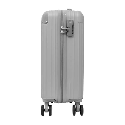 Suitcase Set White Shark Guardian 20" and 24" Silver