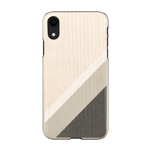 iPhone XR Smartphone Case, Grey/Black, MAN&amp;WOOD