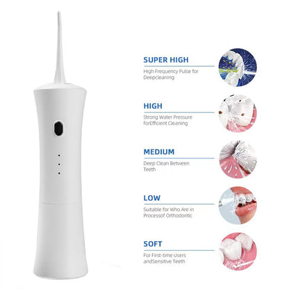 Portable Dental Irrigator with 3 Modes - Media-Tech MT6528