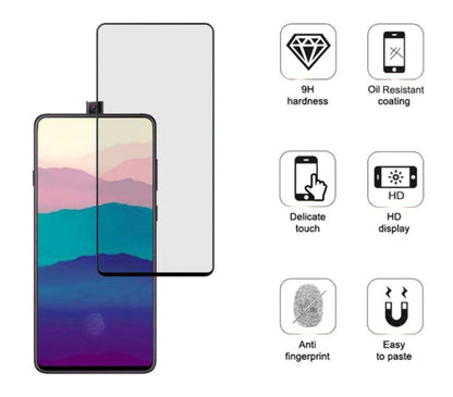 Tempered Glass 2.5D Full Cover Samsung Galaxy A90, Black, Tellur