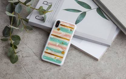 Smartphone cover iPhone XS/S, mother of pearl, iKins