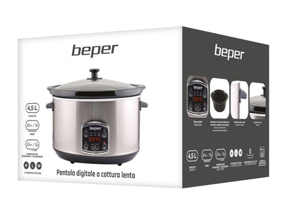 Slow Cooker with Digital Display Beper BC.510