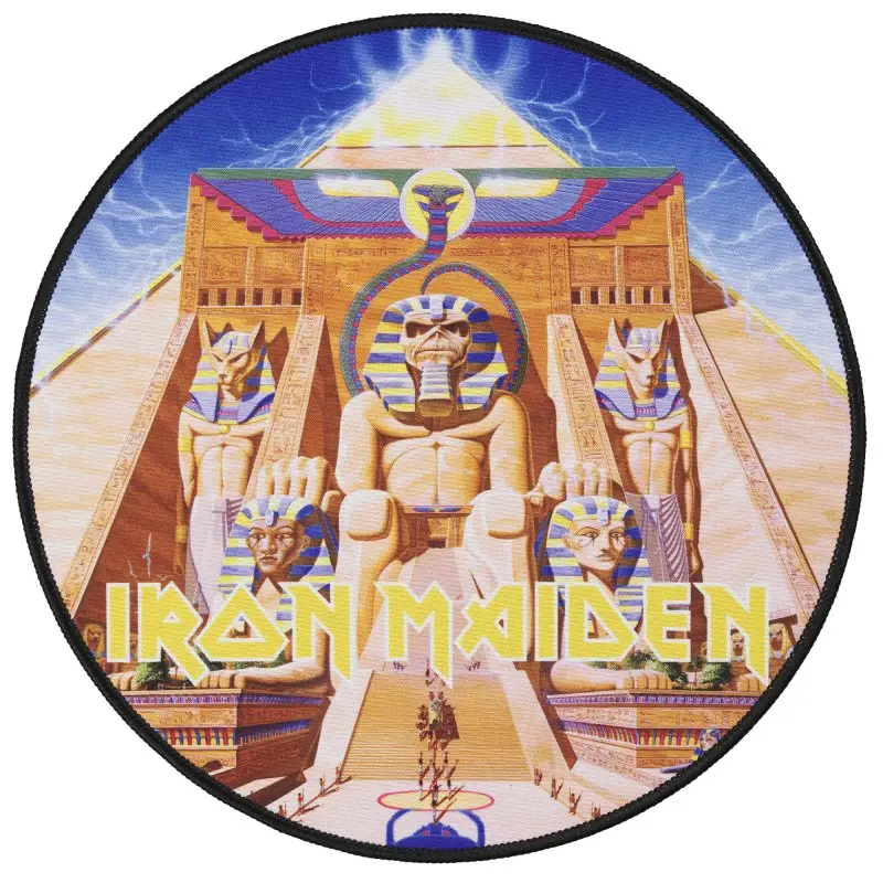 Коврик для игровой мыши Водоотталкивающий дозвуковой Iron Maiden Powerslave