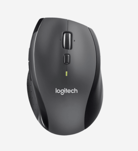 Wireless Office Mouse with Laser Technology, 7 Buttons - Logitech M705 (Black) 