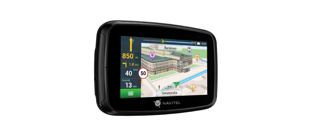 Motorcycle GPS navigation with built-in microphone - Navitel G590