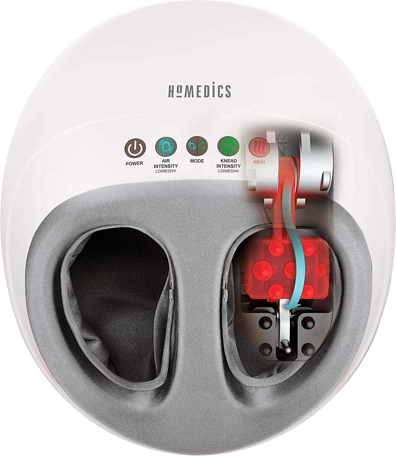 Foot massager with shiatsu technology and heat - Homedics FMS-350H-EU 