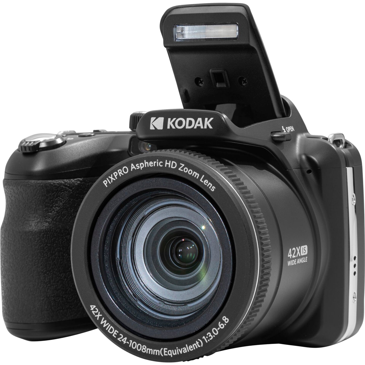 Digital Camera with 42x Zoom and HD Video, Kodak AZ425 Black