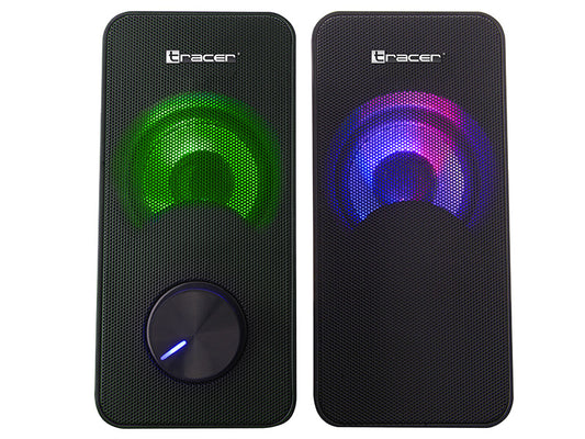 Skaļruņi ar RGB efektiem, USB darbināmie - Tracer 46366