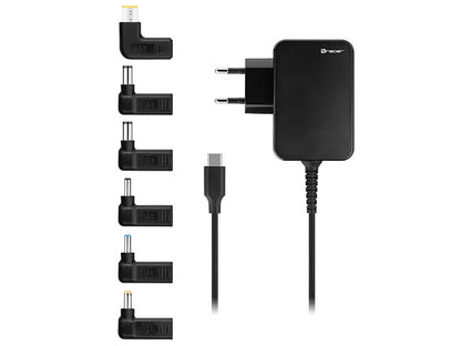 Laptop charger 65W universal with 7 tips Tracer 47202