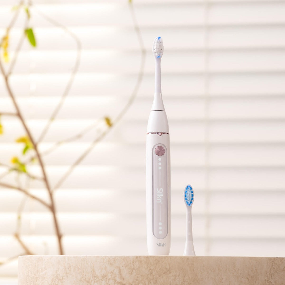 Sonic electric toothbrush with long battery life, Silkn SonicYou White SY1PE1W001