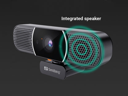 Sandberg 134-37 All-in-1 Webcam 2K HD