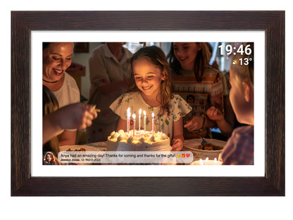 Smart photo frame with IPS touch screen, Denver PFF-1543DW