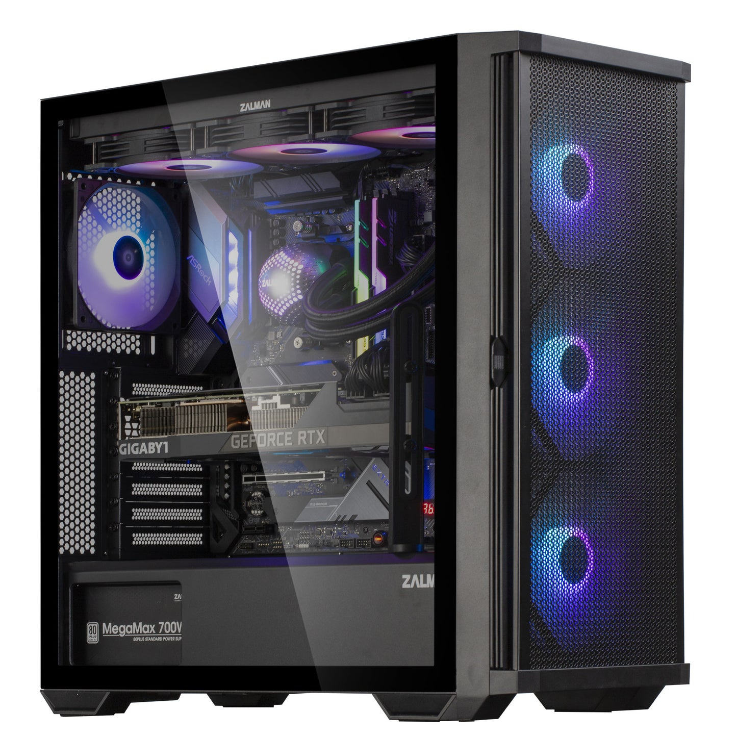 Datora korpuss ar ARGB ventilatoriem Zalman Z10 Plus ATX Mid Tower