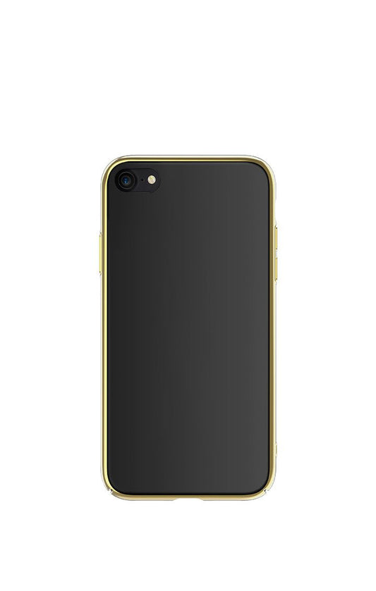 Aizsargvāciņš iPhone SE2, zelta, ļoti plāns, Devia Glimmer