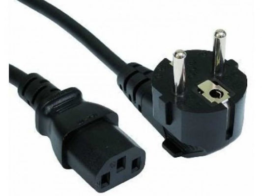 Computer power cable 2m, black, Sbox PC-POWER-CAB