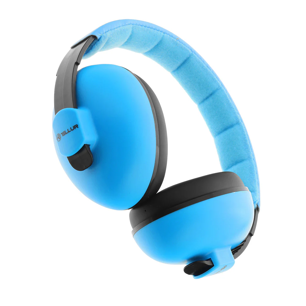 Children's noise-cancelling headphones, blue - Tellur