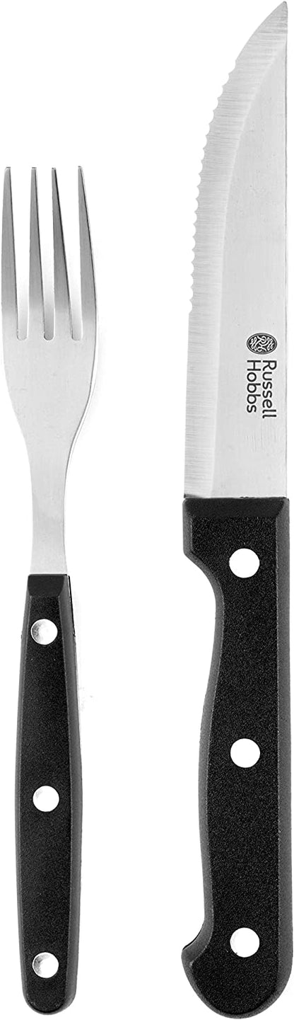 Russell Hobbs RH000432EU Steak knife and fork set 12pcs black