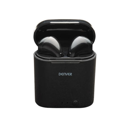Headphones Denver TWE-36, Black - Wireless Bluetooth and Compact Design