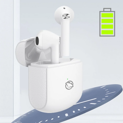 Wireless Bluetooth Headphones White - Manta MTWS010W Rytmo X TWS