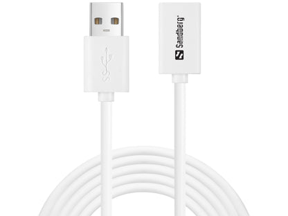 USB 3.0 Pagarinātājs 2m, Sandberg 508-51, līdz 5 Gbit/s