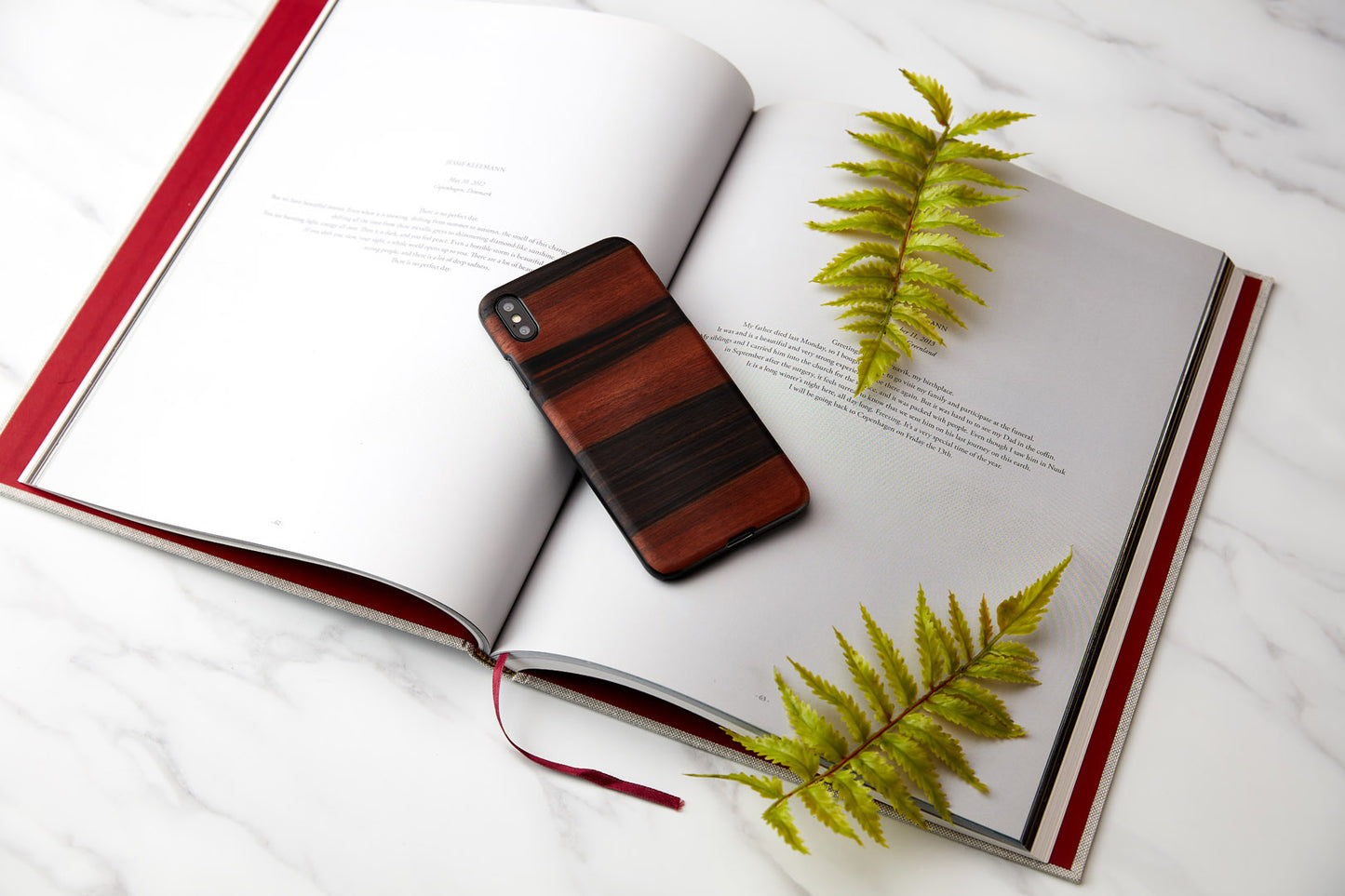 Smartphone case iPhone XS Max natural wood MAN&amp;WOOD