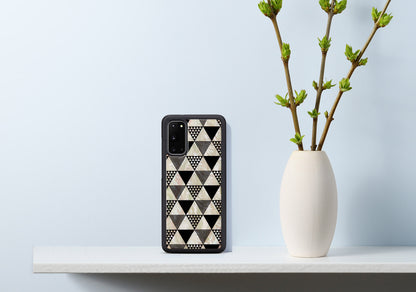 Чехол iKins Black Pyramid, совместимый с Samsung Galaxy S20