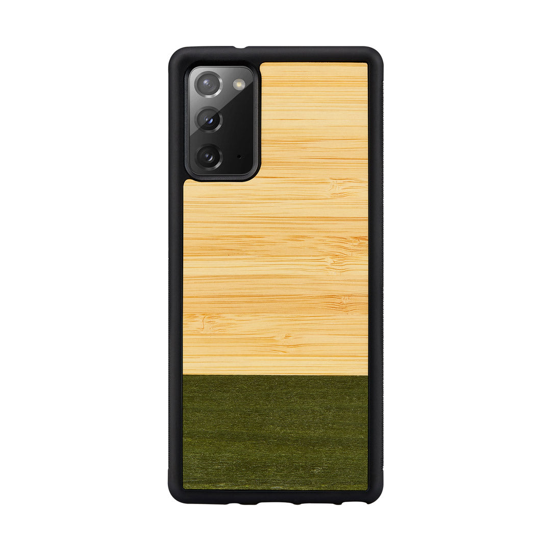 Чехол Bamboo Forest Black для Samsung Galaxy Note20 от MAN&amp;WOOD