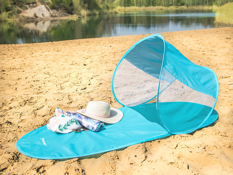 Beach mat with canopy, waterproof - Tracer 46932