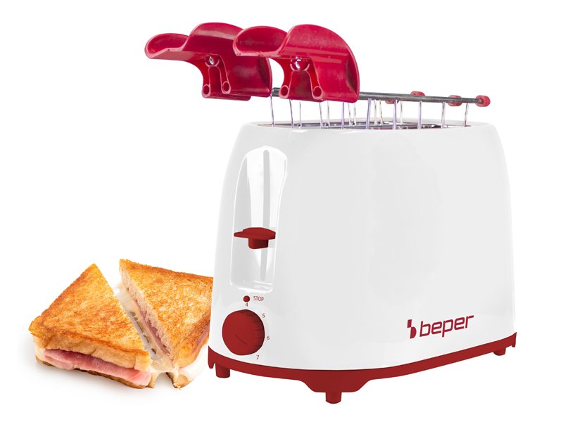Toaster Beper P101TOS100, 7 levels, stainless