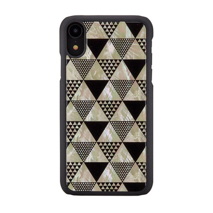 Smartphone case for iPhone XR, pearlescent, black, iKins