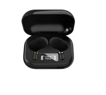 Headphones Denver TWE-38, Black - Wireless Bluetooth and Sound Quality