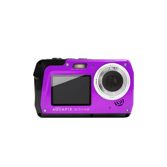 Underwater camera with two screens Easypix W3048-V Violet Edge