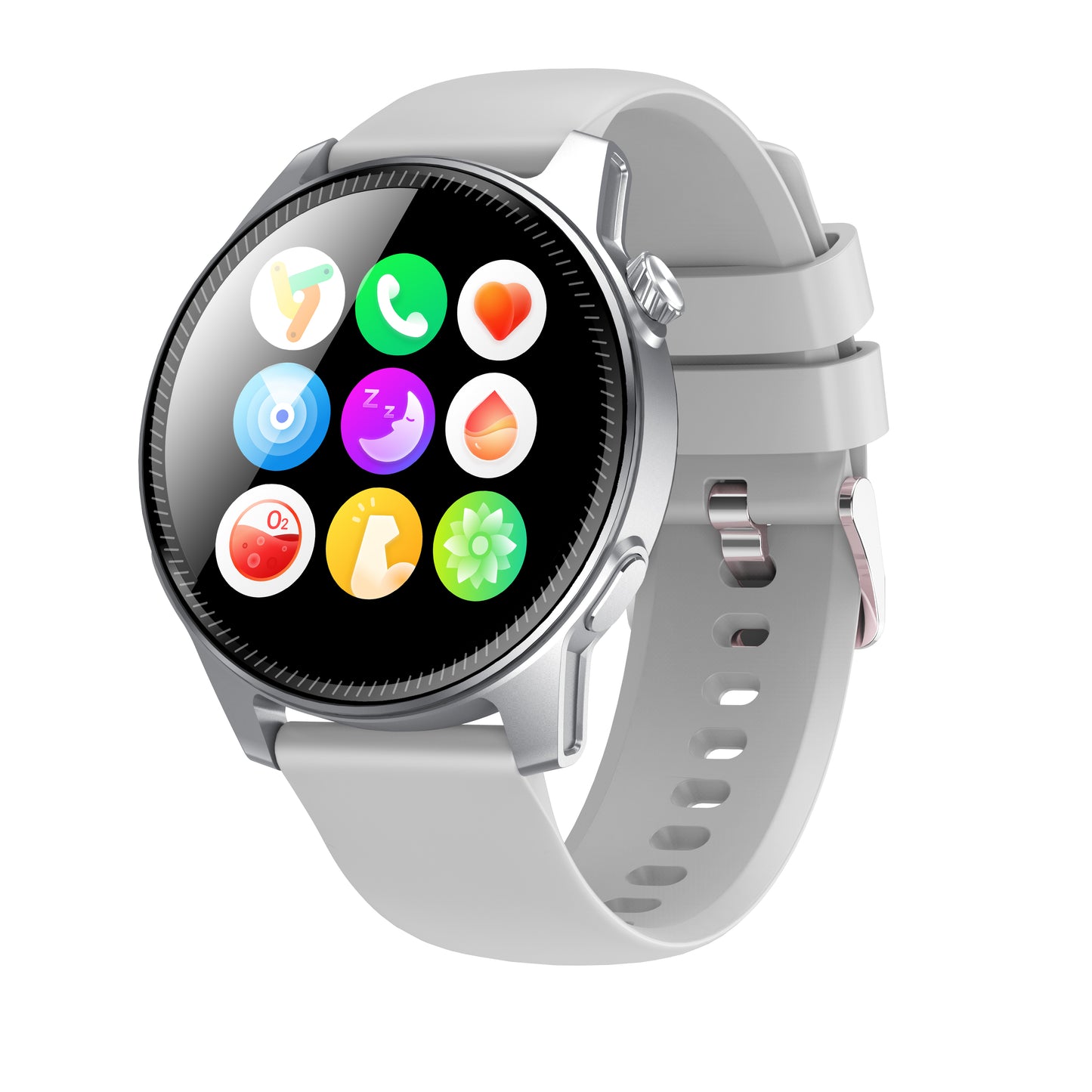 Smart Watch with AMOLED Screen and Heart Rate Sensor Denver SWC-392 Gray