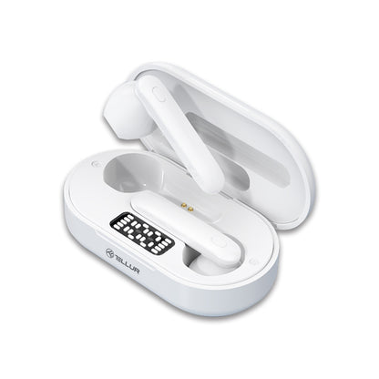 Bezvadu austiņas Tellur Flip True Wireless, baltas