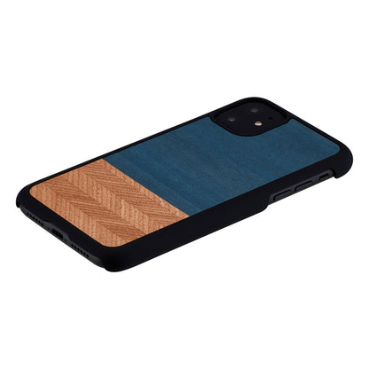 iPhone 11 cover - natural wood and polycarbonate, MAN&amp;WOOD