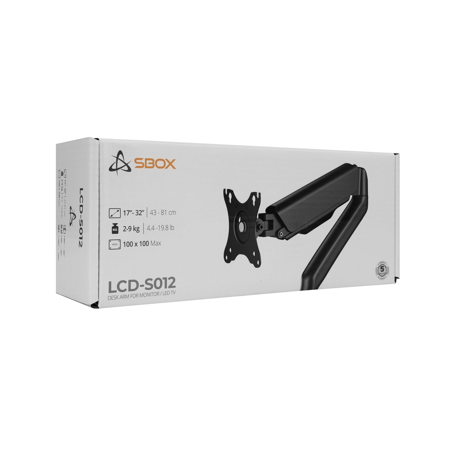 Sbox LCD-S012-2 (17-32/2-9kg/100x100)
