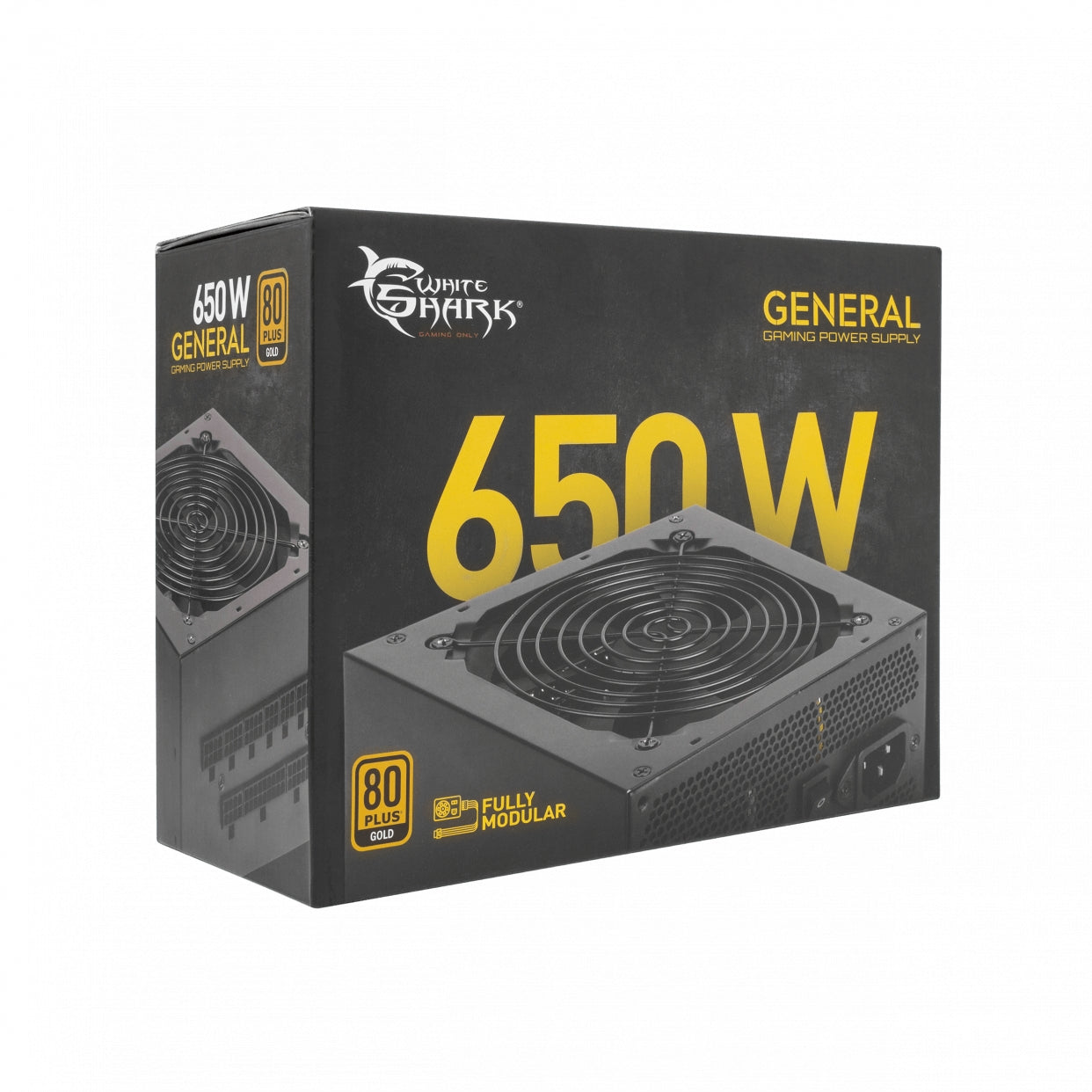 Power Supply White Shark GPSU-G650M General 650W 80+ Gold Full Modular - ATX, 140 mm Fan