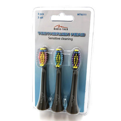 Toothbrush head with soft bristles Media-Tech MT6511