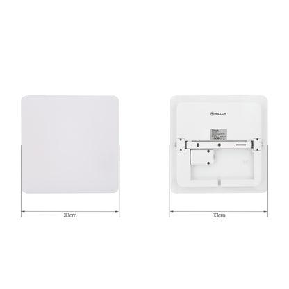 Ceiling lamp LED 24W, RGB, square, Tellur Smart