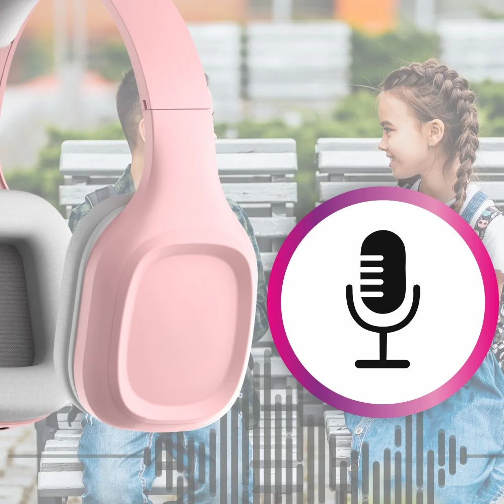 Bluetooth Headphones Pink - Manta HDP802PK