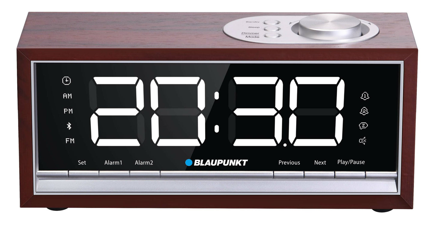 PLL FM Radio ar Bluetooth un Dubultu Modinātāju - Blaupunkt CR60BT