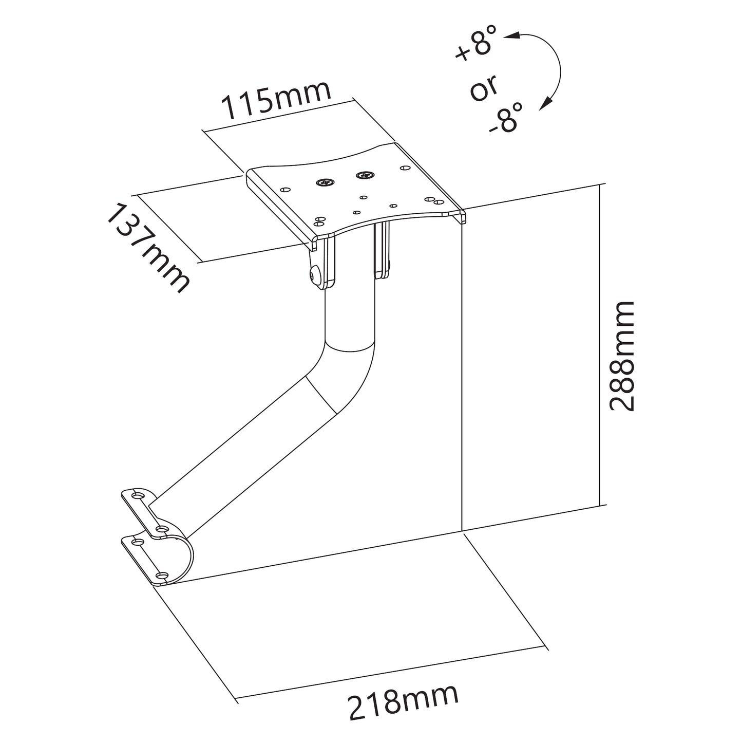 White Shark RSC-A01 Gear Shifter Mount for RSC-303